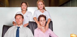 Relaxing Corporate Body Chair Massage