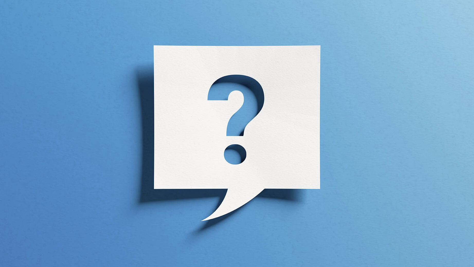 Question mark graphic